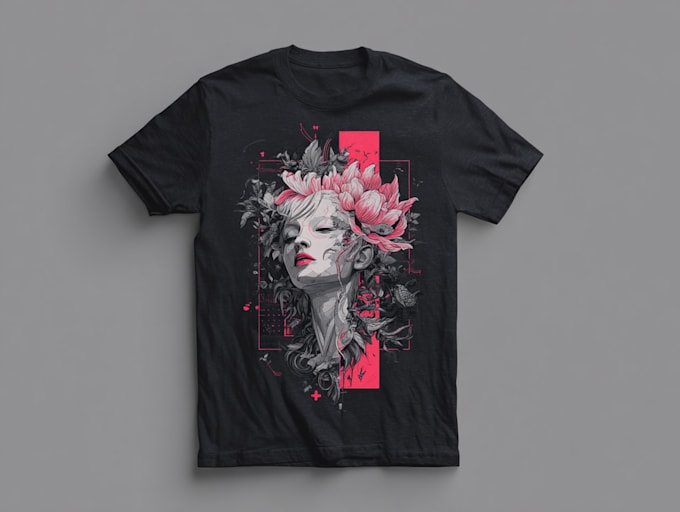 create original t shirt art and custom apparel illustrations