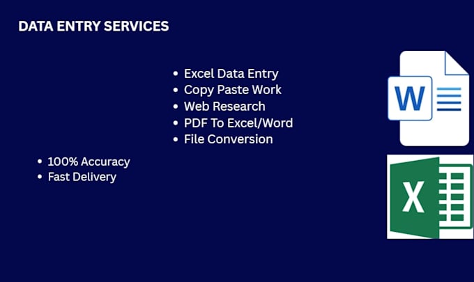 do fastest data entry, web research, and copy paste work