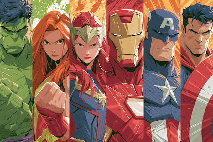 comic book illustration graphic novel comic cover comic art