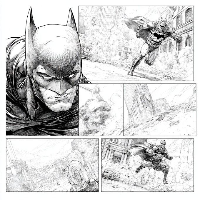draw your comic book pages