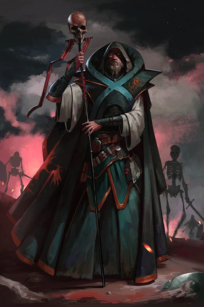 create a d and d character art and dnd art