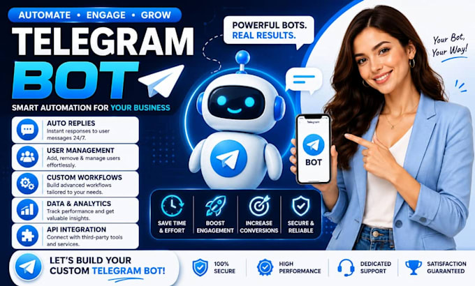 build custom telegram bot for business