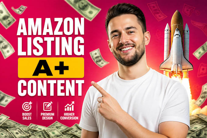 create amazon listing and a plus content that boost sales