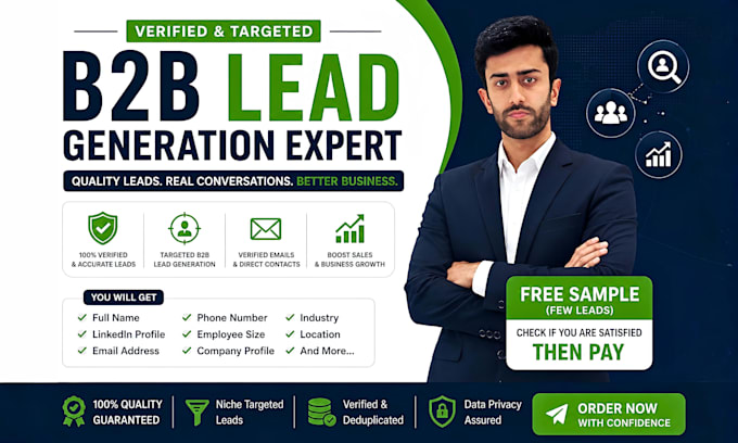 provide verified b2b leads for cold email outreach