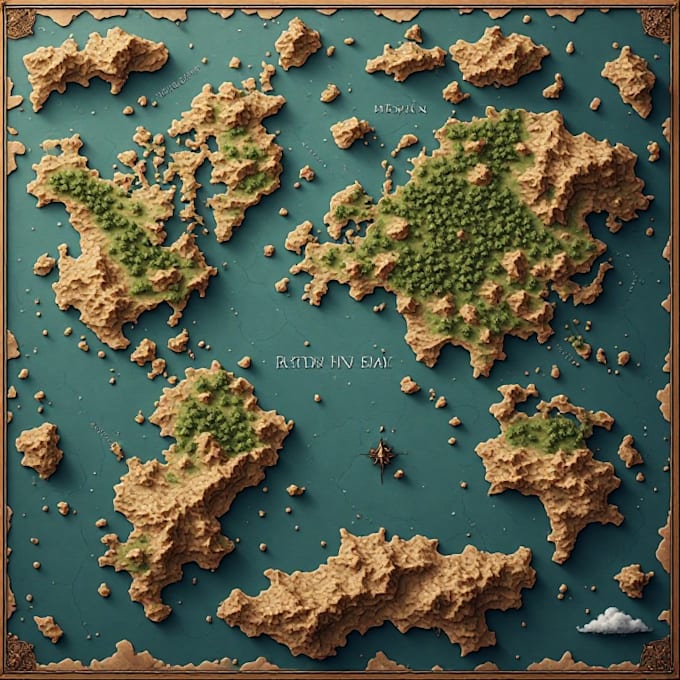 make a fantasy map for your dnd art