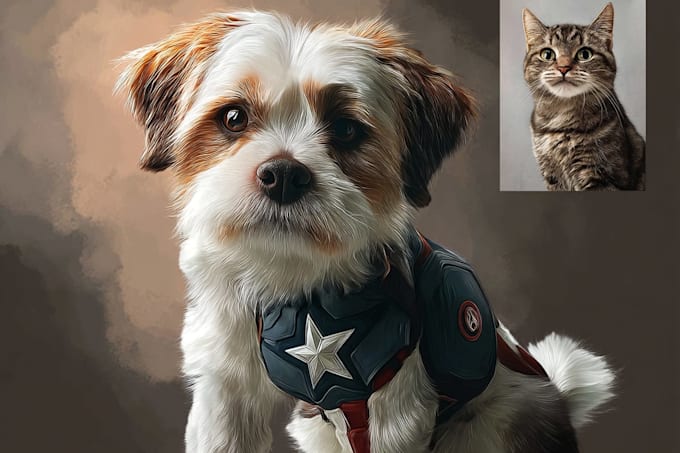 make a disney pet portrait