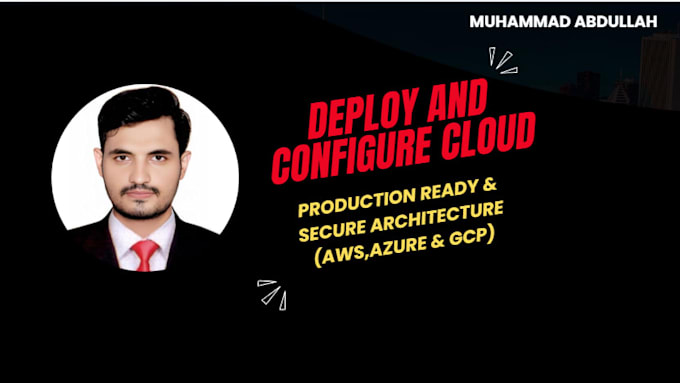 deploy production cloud infrastructure on azure AWS and gcp
