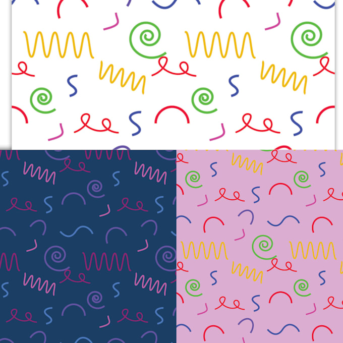 design cute and playful kids pattern design