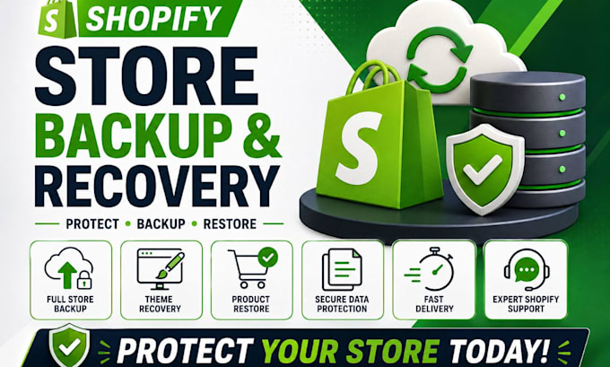 restore your shopify store data and protect your business