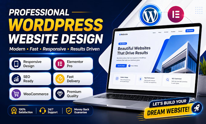 design and develop professional wordpress website