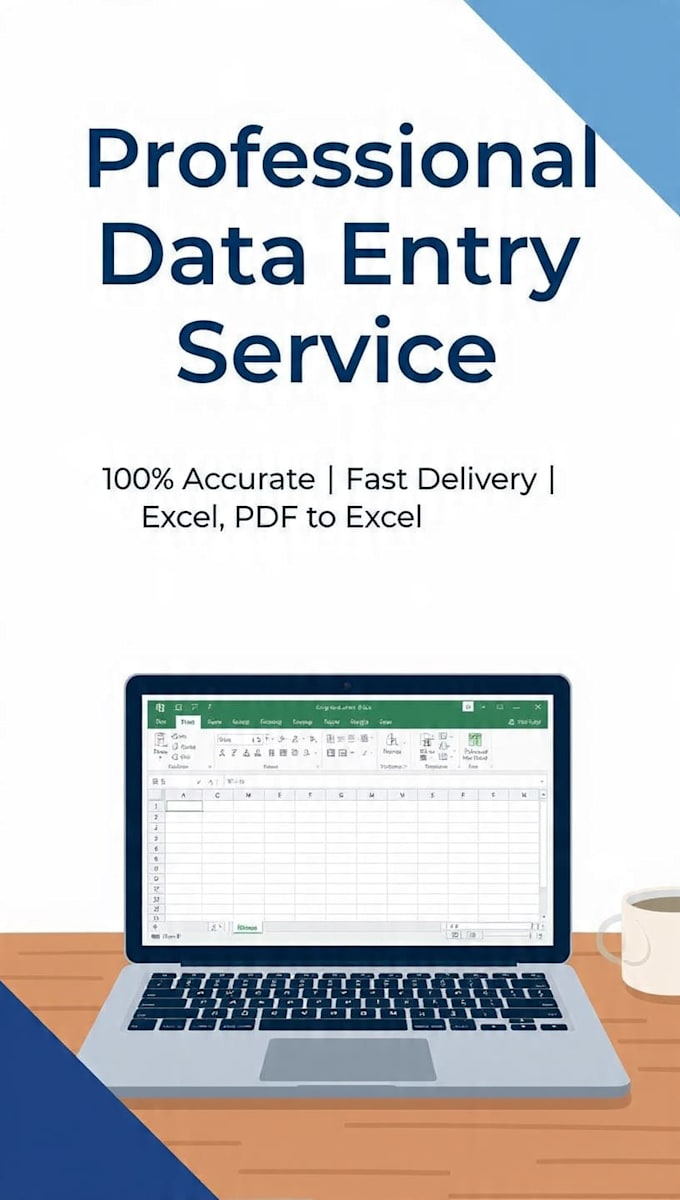 do data entry,excel, copy past and pdf to excel