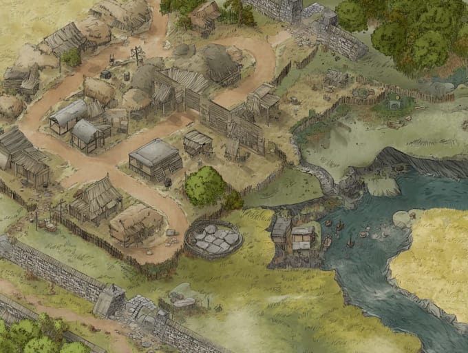create a magical fantasy map for your story or creative