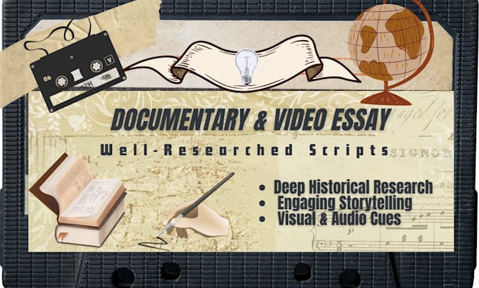 write compelling documentary and video essay scripts