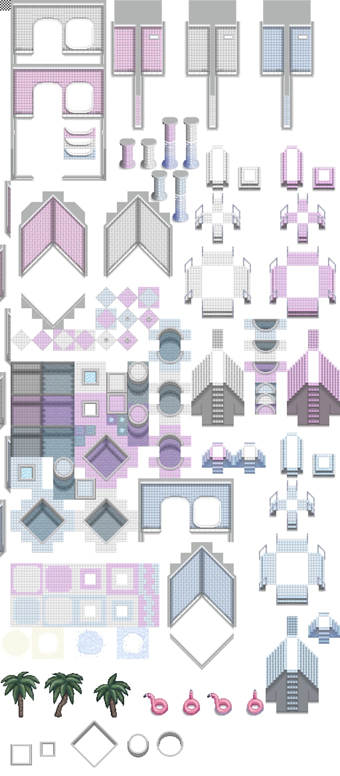 create pixel art objects for your video game