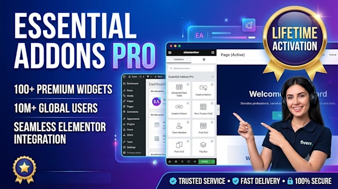 install essential addons pro for elementor on your wordpress