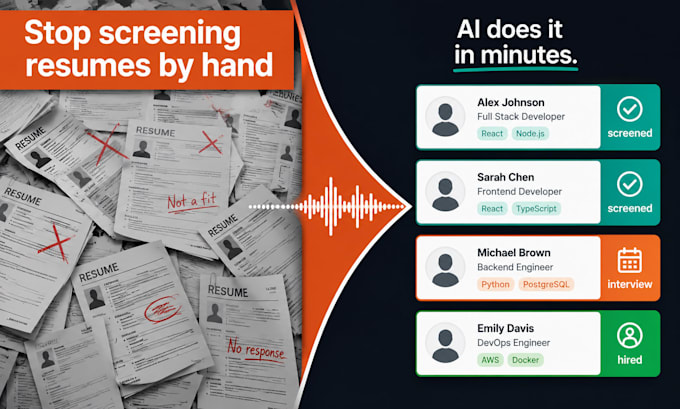 build custom ai applicant tracking system with voice interview screening agent