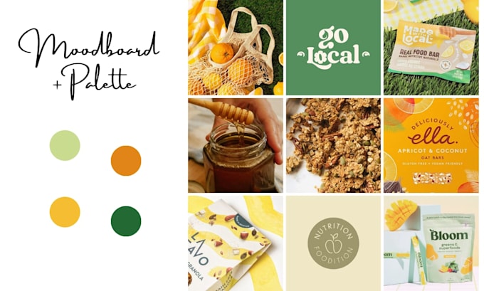 make color palette and mood board for you