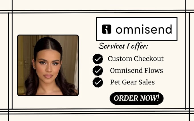 build shopify custom checkout pet gear omnisend email flows