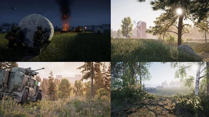 create custom maps, environments, and weapon assets for arma reforger and arma
