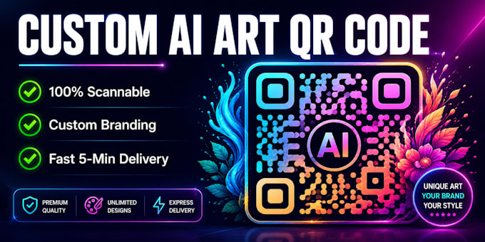 create custom ai art qr code with your logo