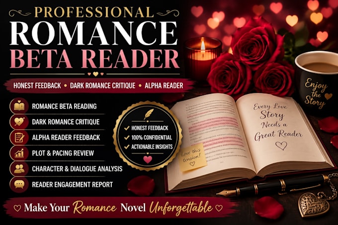 be your romance beta reader, beta reader, dark romance critique,and alpha reader