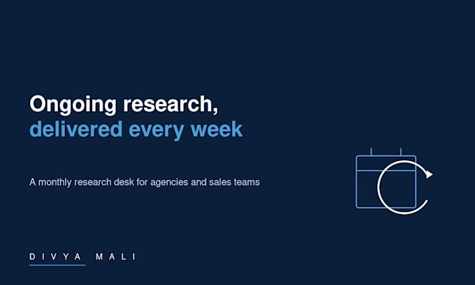 be your monthly b2b research desk for leads and CRM data