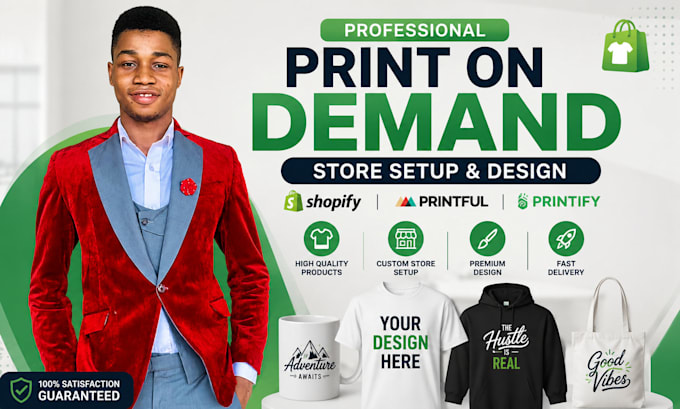 setup shopify print on demand store shopify print on demand printify printful