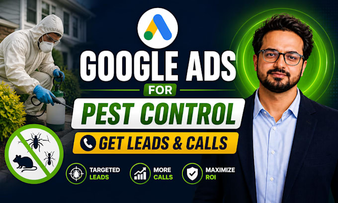 setup and manage google ads for pest control to get leads calls