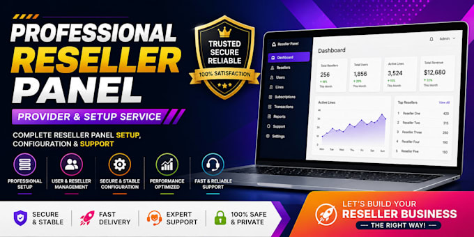 professionally setup your reseller panel with full technical support