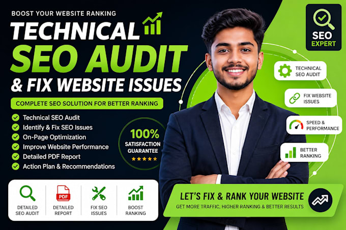do technical SEO audit and fix website issues