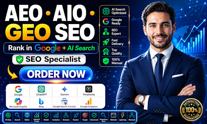 do GEO optimization, aeo, aio, GEO aeo as SEO specialist