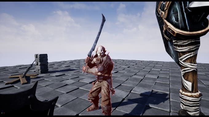 create an unreal engine 5 game prototype or mvp in ue5 blueprint