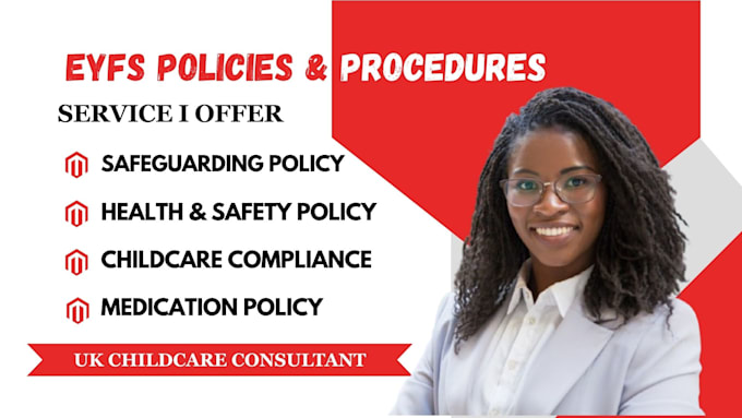 create eyfs policies, safeguarding and childcare procedures
