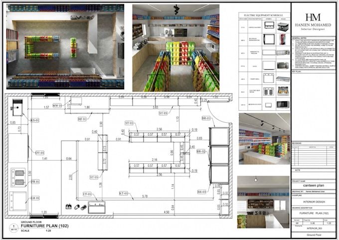 draw accurate interior shop drawings in autocad
