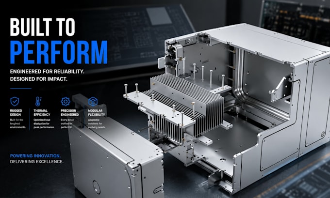 design electronic product, enclosure cad, manufacturing documentation design