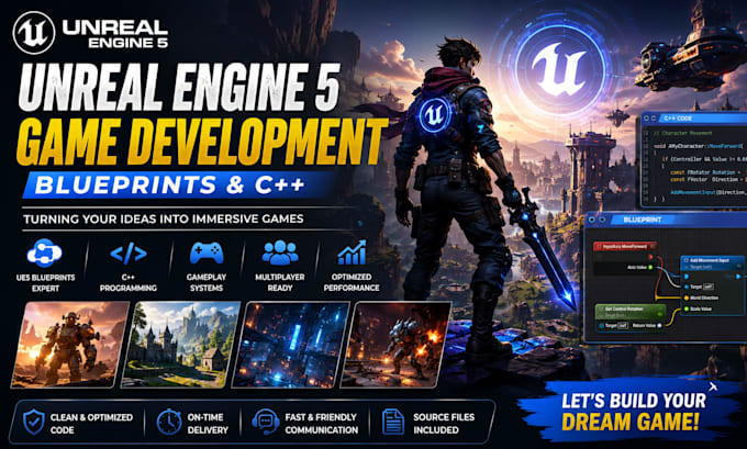 create unreal engine 5 game development with ue5 blueprints, game system
