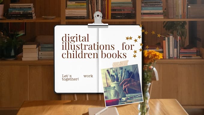 digital illustrations for children books