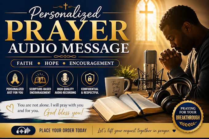 provide a personalized prayer audio message