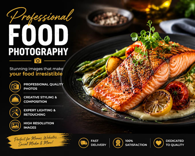 create professional quality food photography