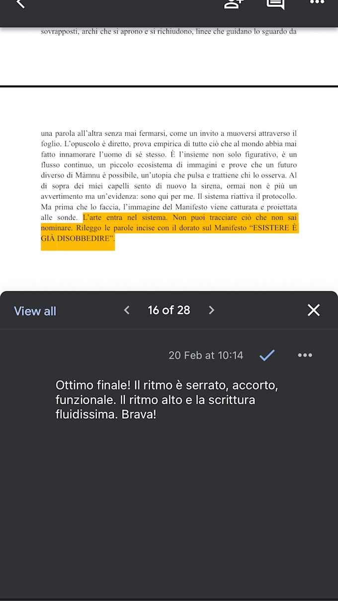 edit and proofread your italian writing