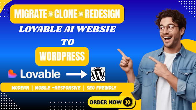 migrate lovable website to wordpress, convert wix, clone lovable to wordpress