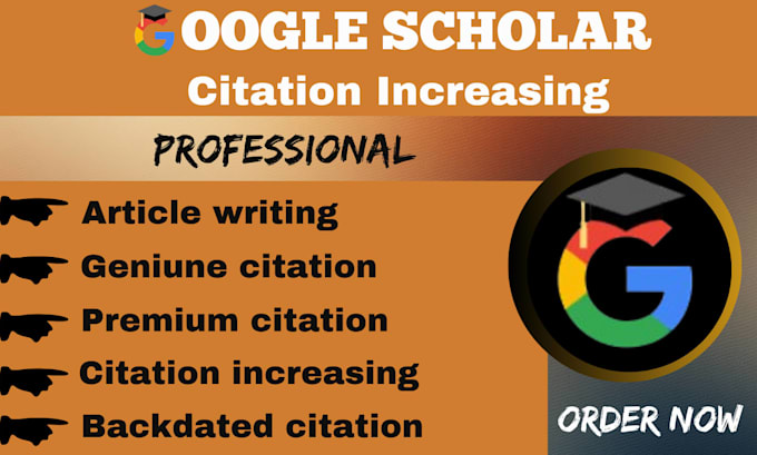 increase google scholar citation