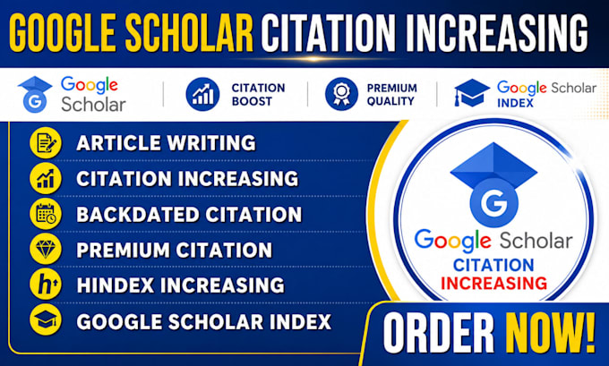 increase google scholar citation