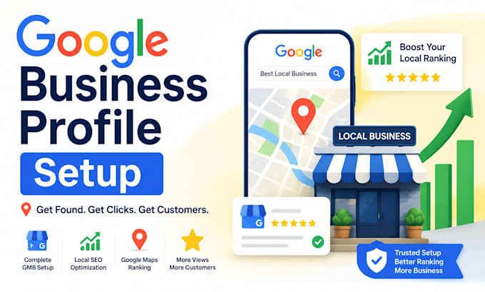 do google business profile setup for gmb ranking