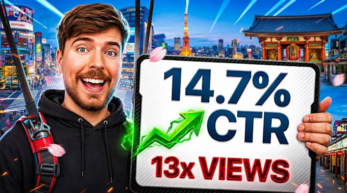 design high CTR youtube thumbnails that boost views