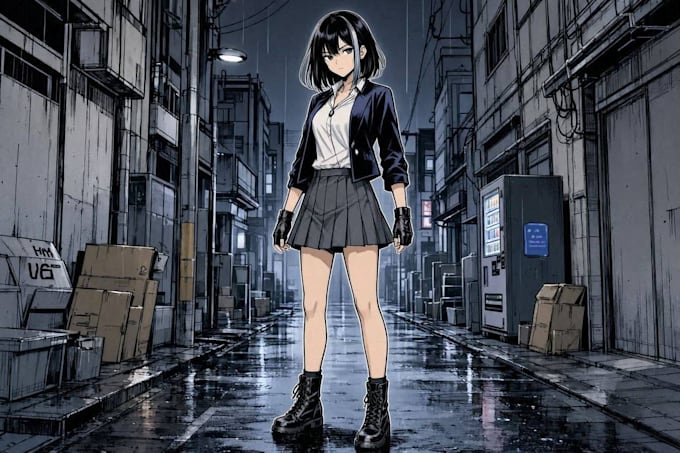 do comic illustrations for your anime and manga book pages