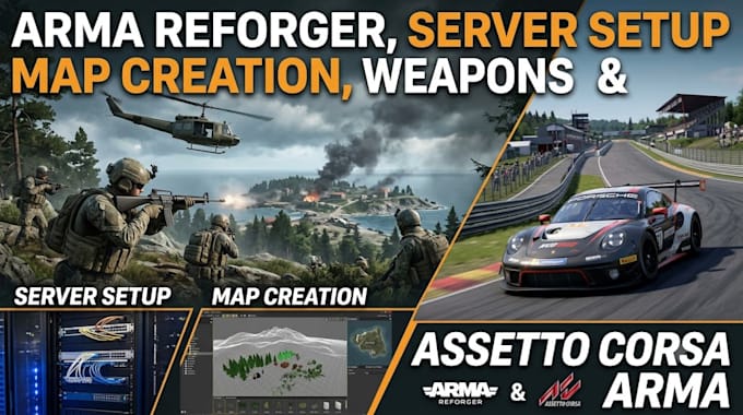 arma reforger, server setup map creation weapons assetto corsa arma