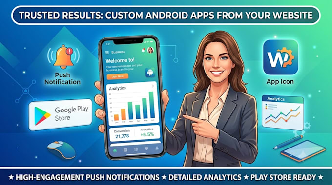 build android app from your website with use fairbase admobe