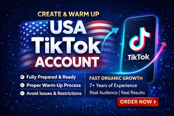 create usa tiktok account