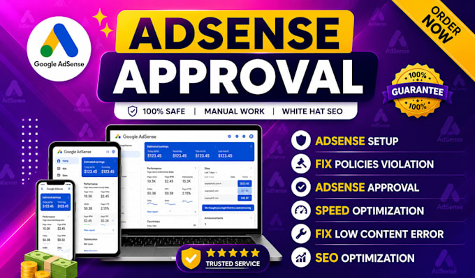 get google adsense approval and fix adsense website issue